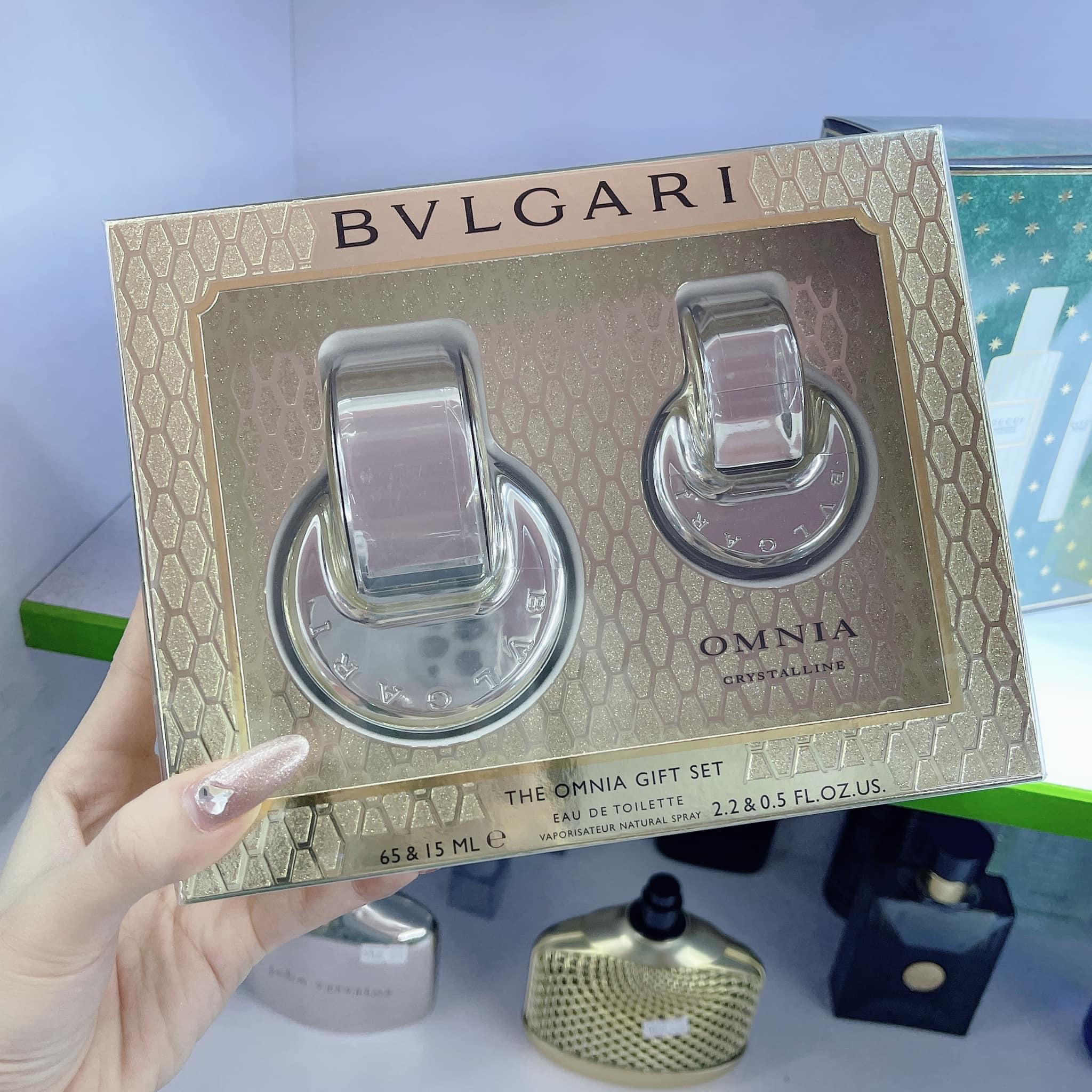 [HCM]Set Bvlgari Omnia Crystalline EDT 65ml + 15ml