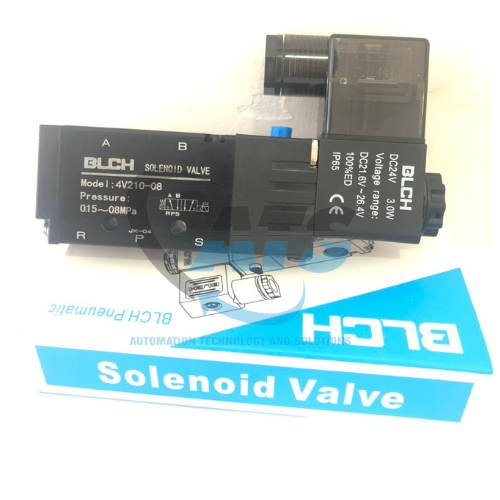 Van Điện Từ Khí Nén BLCH  4V210-08 (Van Khí Nén 5/2, Ren 13mm)