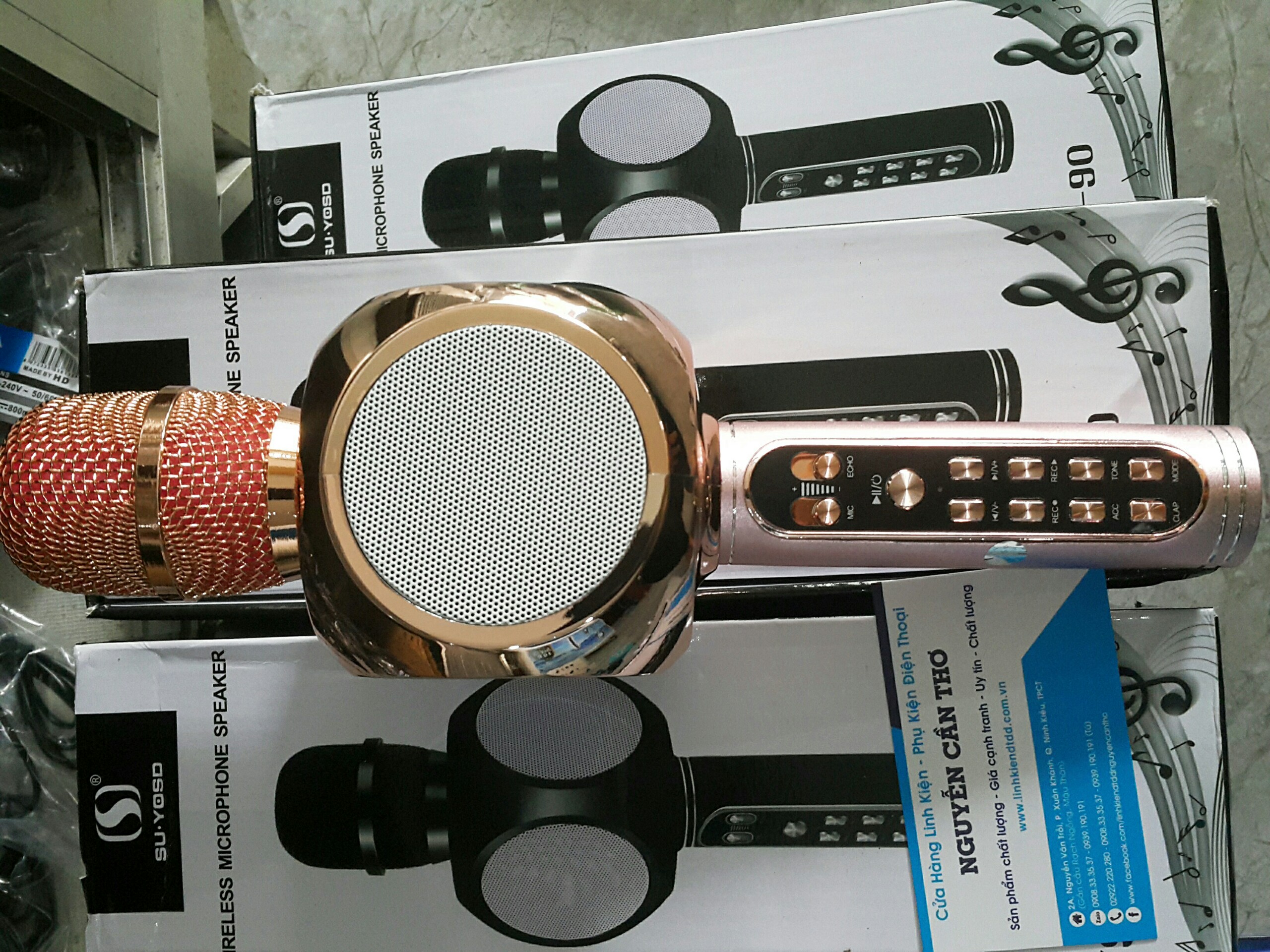 MIC KARAOKE KÈM LOA YS-91
