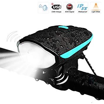 ĐÈN CÙNG CHUÔNG CHO XE ĐẠP; SPEAKER BICYCLE LIGHT 7588 140DB