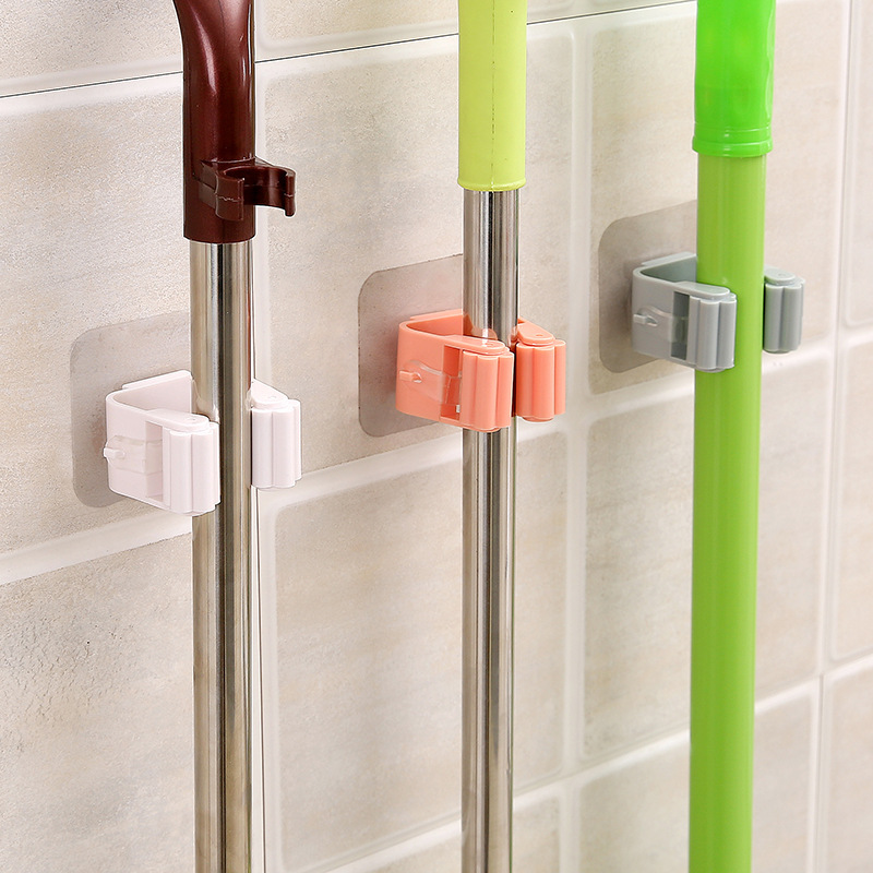 Móc treo chổi lau nhà,Móc Dính Tường Treo Cây Chổi Lau Nhà Chịu Lực /Móc Treo Chổi, Treo Ô, Đồ Dùng-HAUSE