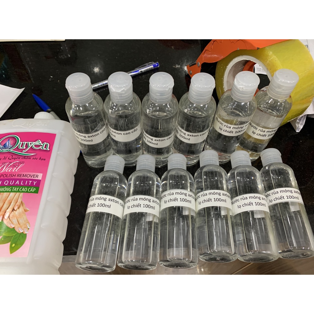 Axeton Quyên Lọ Chiết 100ml Nước Rửa Móng Tay