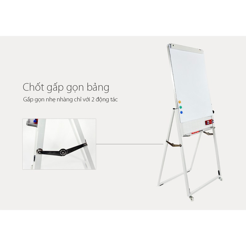 BẢNG FLIPCHART UP SIDE DOWN 60 x 100 CM