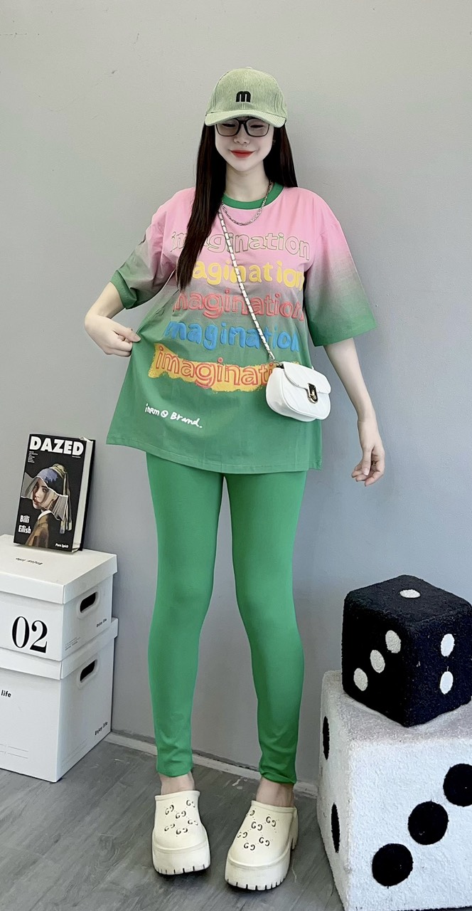 ĐỒ BỘ NỮ, SET DÀI ÔM PHỐI LOANG IMAG