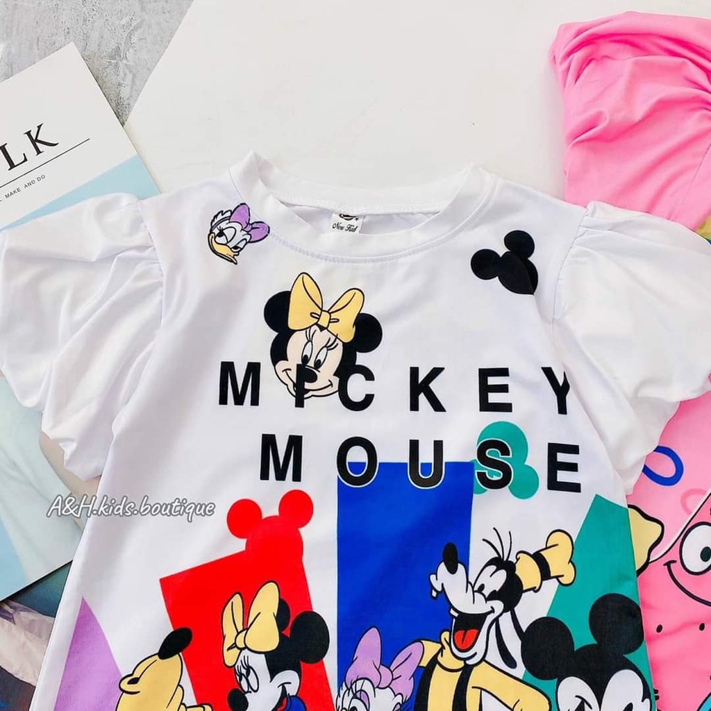váy mickey cho bé gái từ 8-20kg