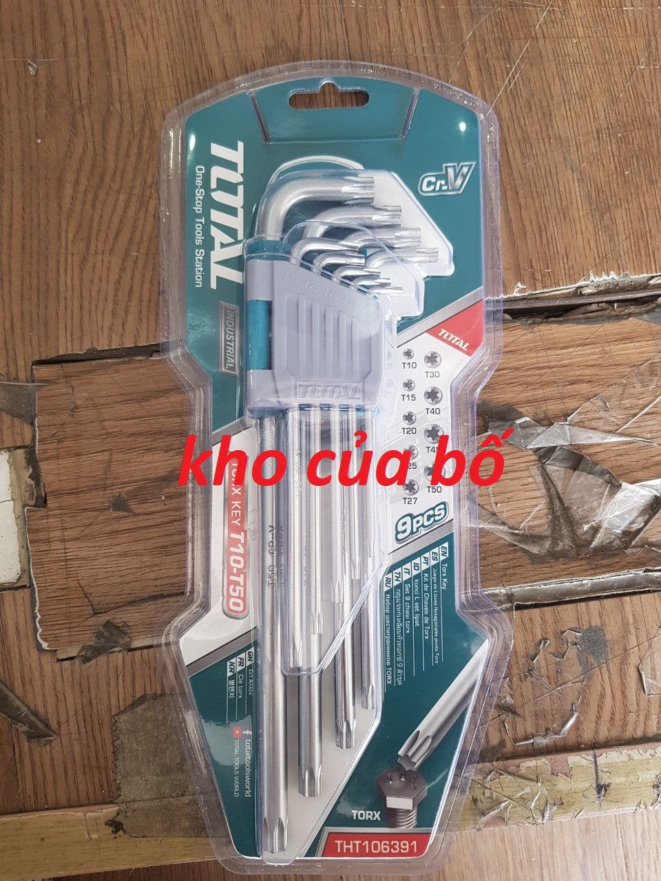 Bộ khóa lục giác Total THT106391