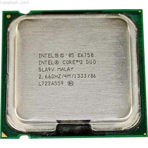 Cpu e 6750 core 2 duo 2.66g