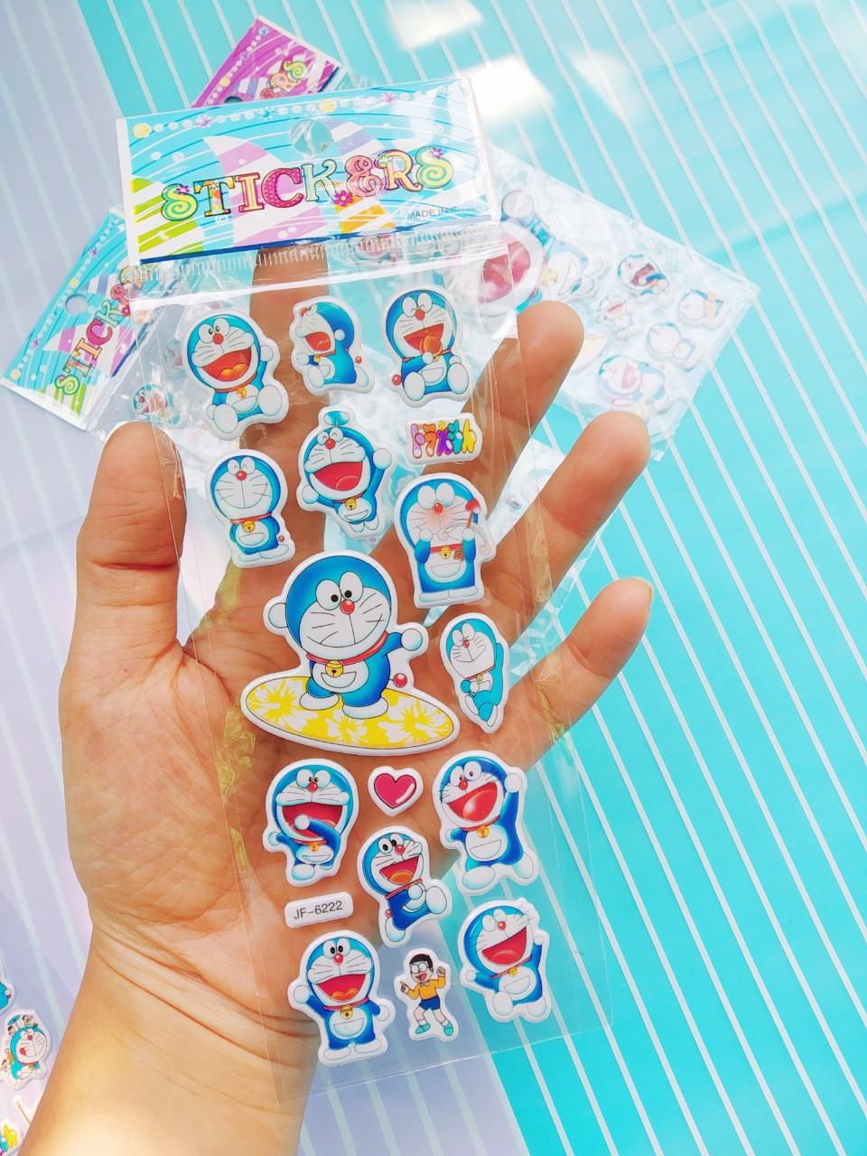 LOVE MON - STICKER DOREMON COMBO 5 TẤM