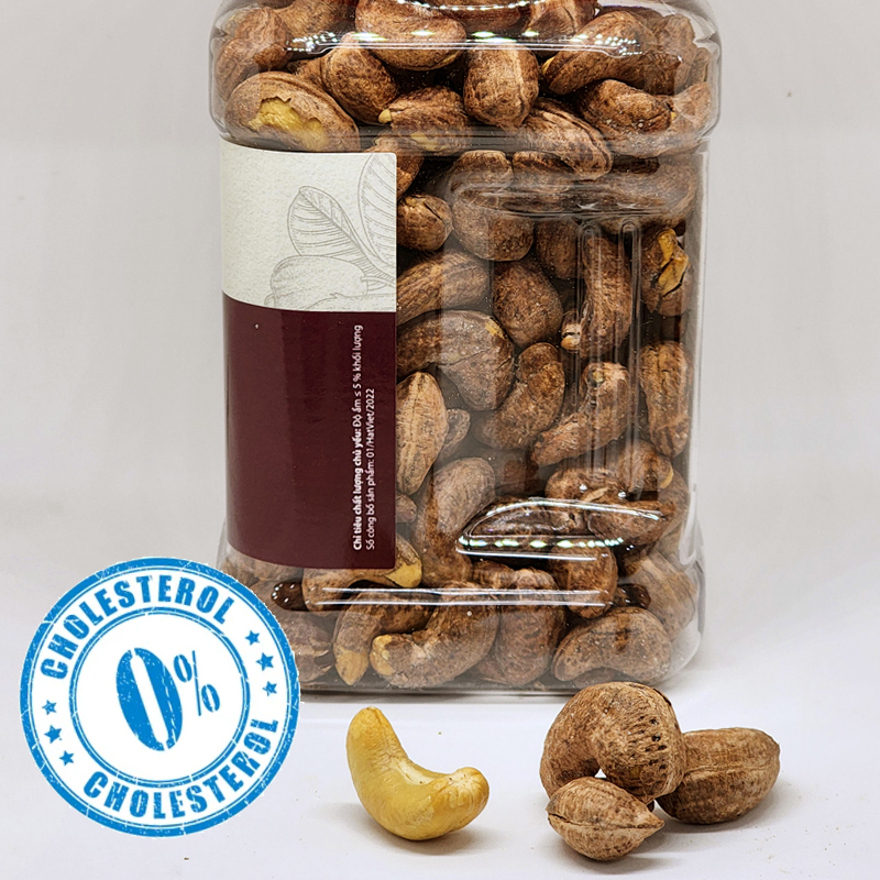 Vietnuts - Nhân điều vỏ lụa rang muối hộp 430g - 0% cholesterol hoàn toàn tự nhiên - tốt cho tim mạch - quà tặng cho người tiểu đường