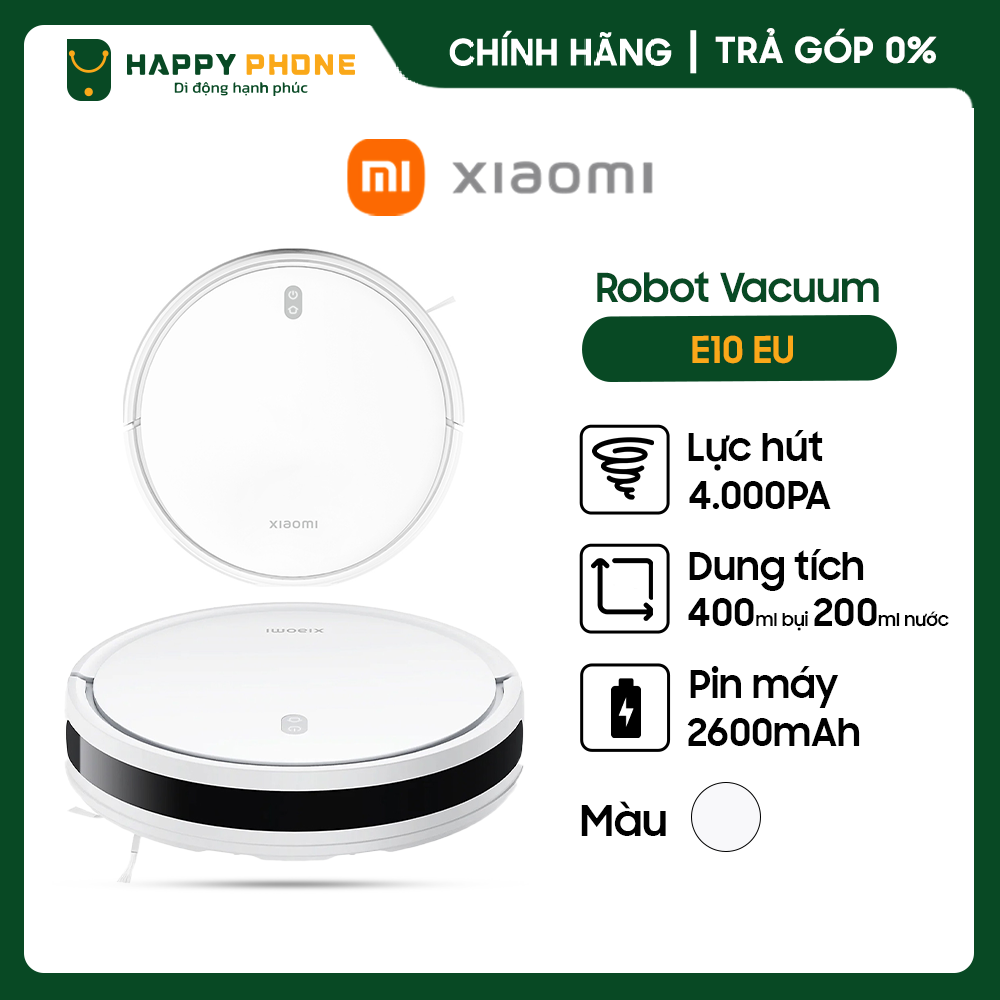 Robot hút bụi Xiaomi Vacuum E10 EU (BHR6783EU)