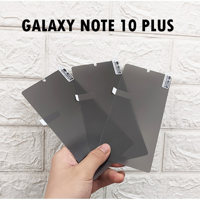 Miếng dán dẻo TPU chống nhìn trộm Samsung Galaxy Note 10 Plus