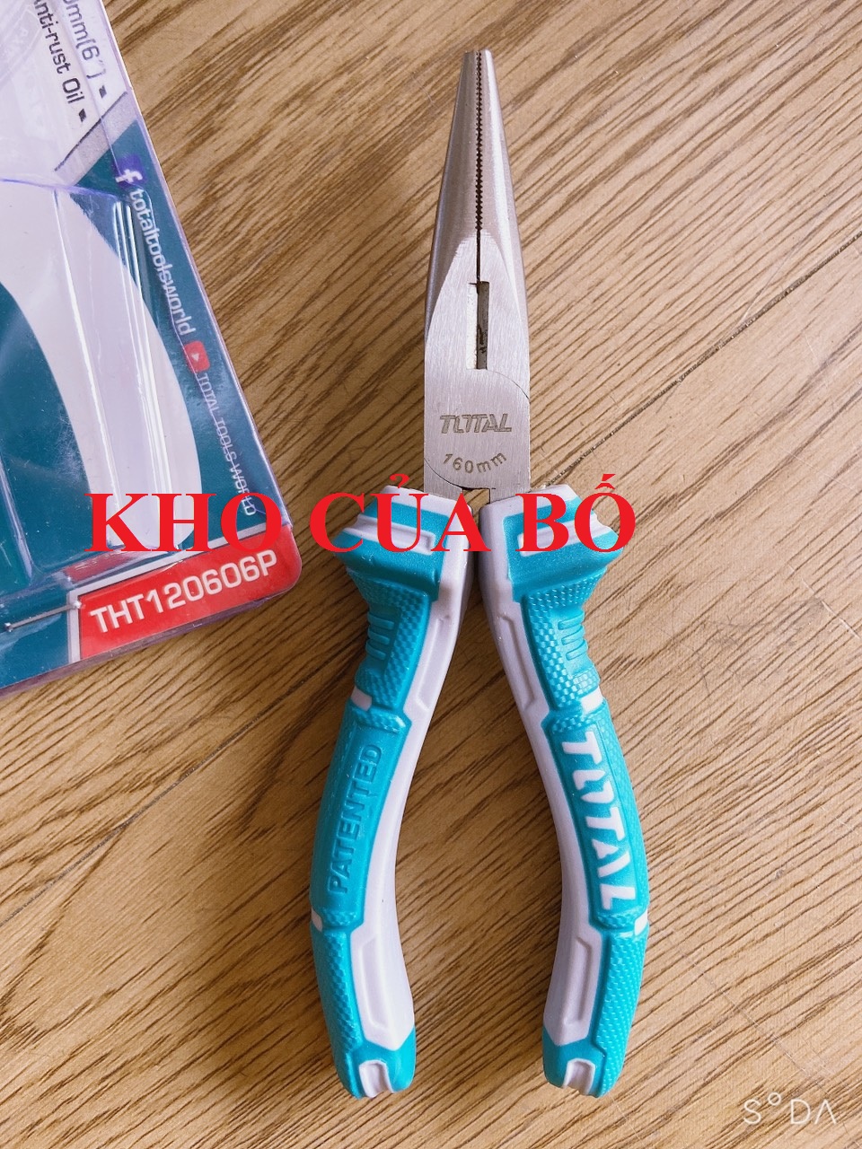 KỀM CẮT MỎ DÀI TOTAL THT120606P