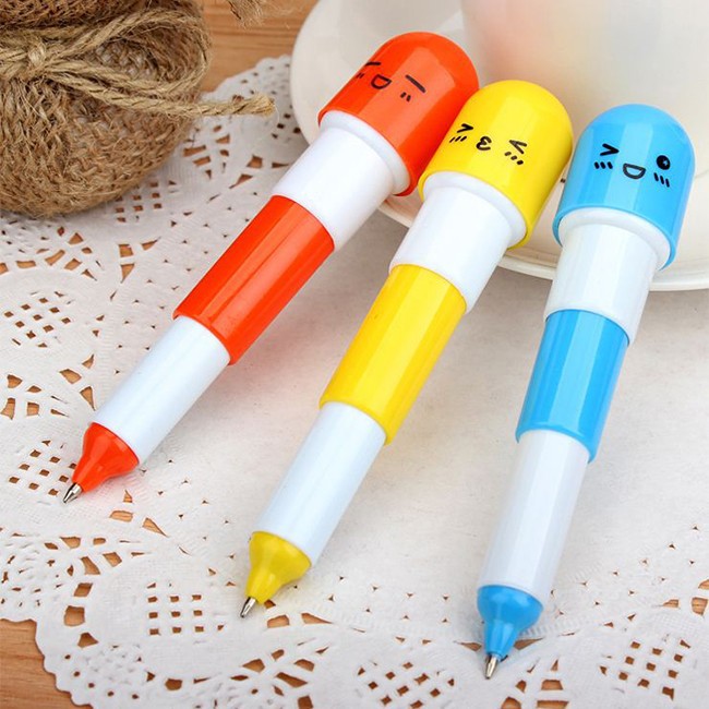 Bút Bi Gấp Gọn Hình Mặt Cười