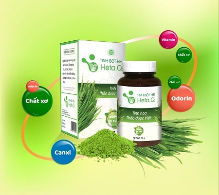 [kèm quà] Tinh Bột Hẹ Heta Q - Nano hẹ giúp bé hết bón siêng ăn (xuất xứ: Việt Nam)