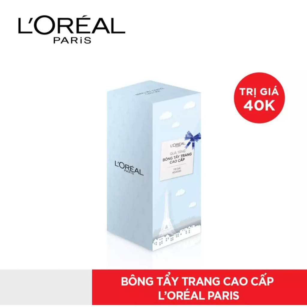 L'oreal - bông tẩy trang cao cấp l'oreal paris 40 miếng