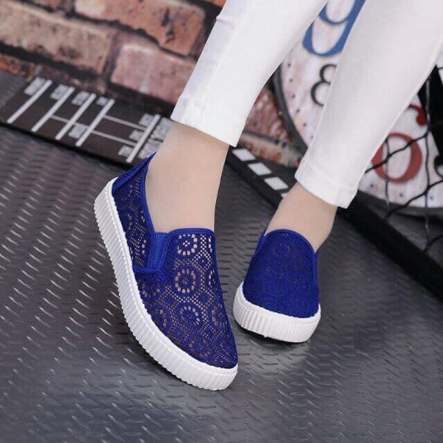 Giày lười nữ mùa hè
