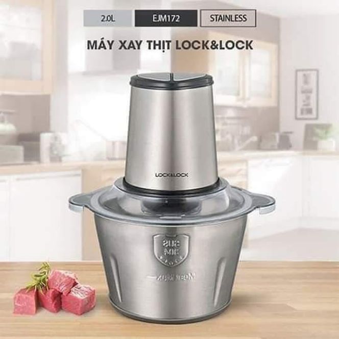 MÁY XAY THỊT CỐI INOX DUNG TÍCH 2L LOCK&LOCK EJM172
