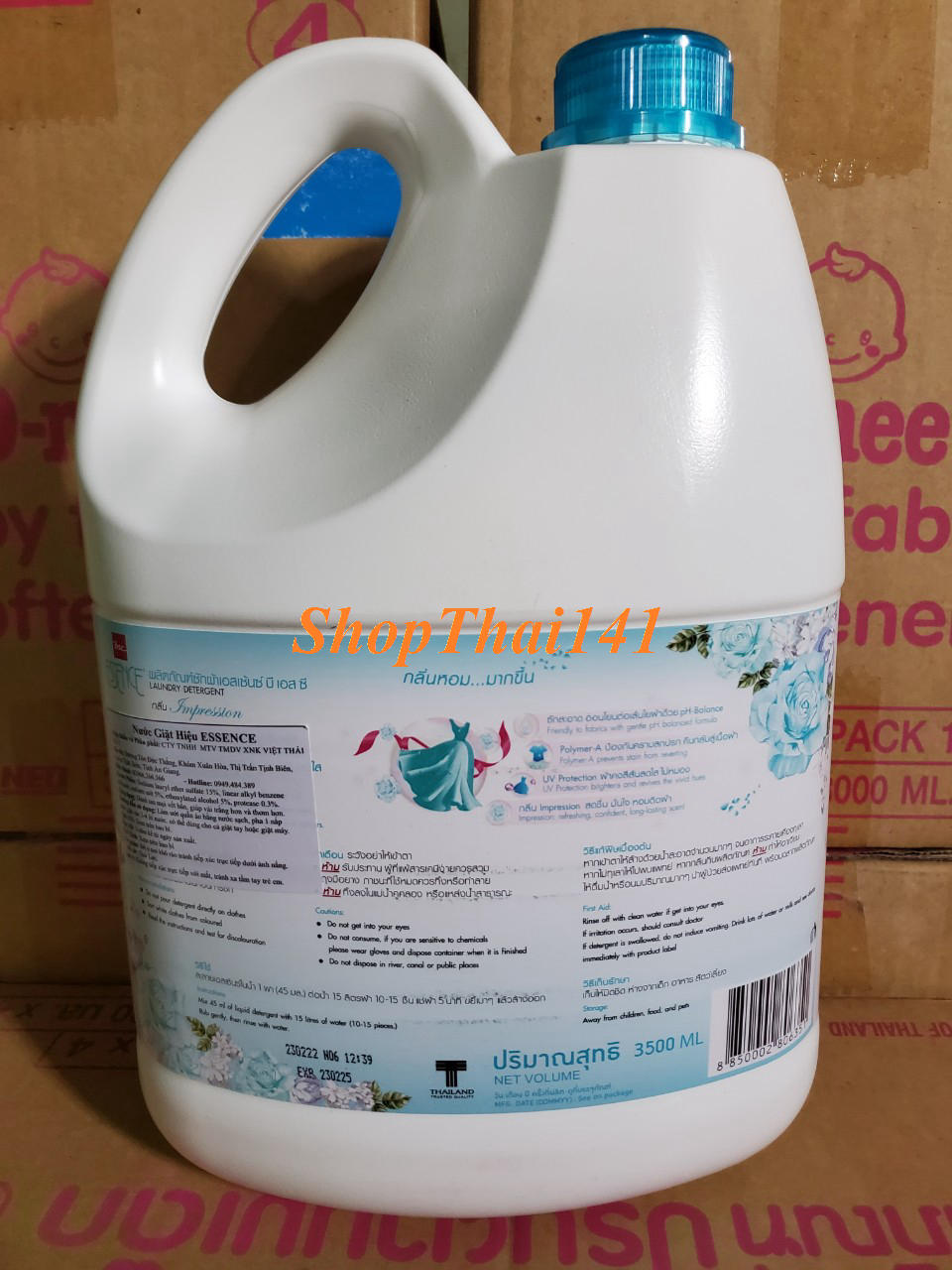 Nước giặt đậm đặc cao cấp Essence Thái Lan 3500 ml (có 3 màu)