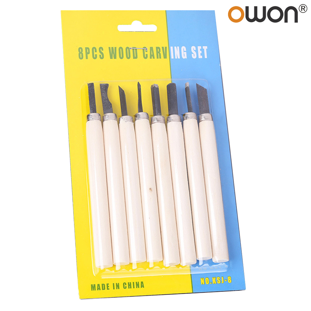 5/6/8/10/12Pcs Wood Carving Chisel Sculpting Knife Gouges Woodworking Tools Set