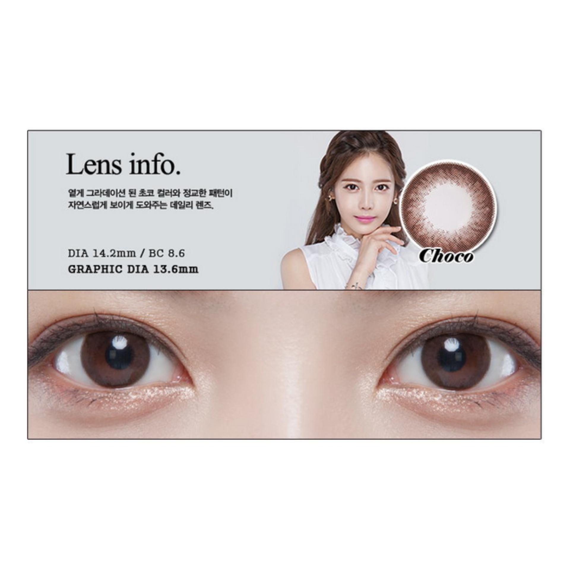 [HCM]Lens màu choco không độ