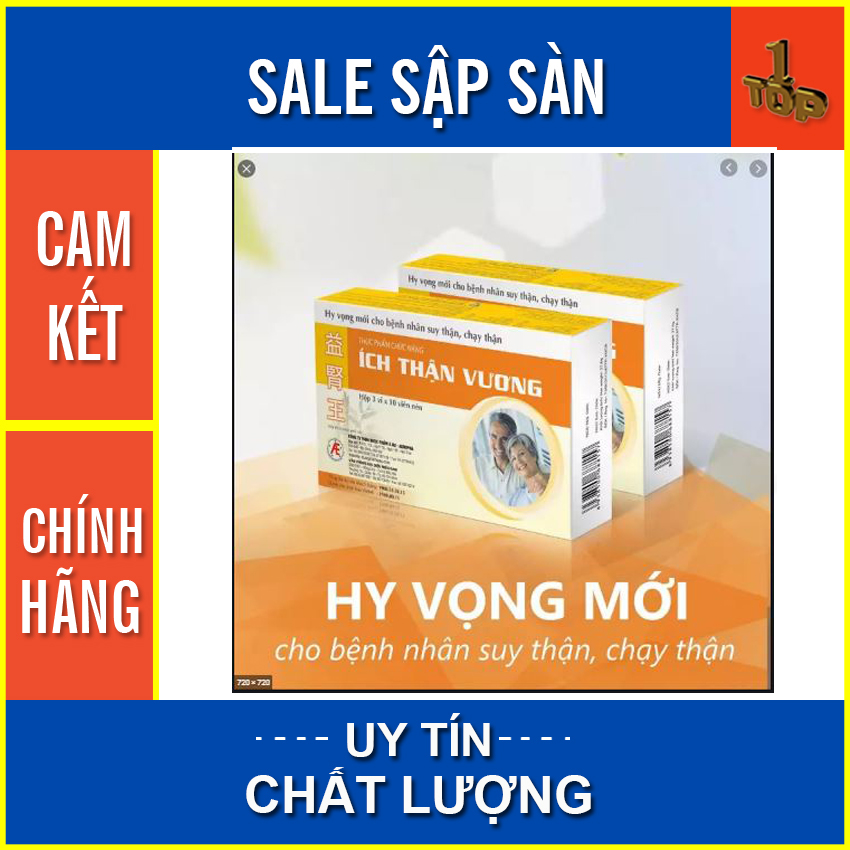 Ích Thận Vương Cho Người Suy Thận Chạy Thận (30 viên)