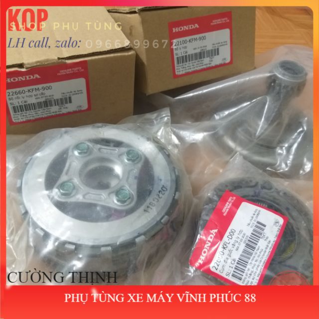 Bộ côn xe DREAM fun bộ sẵn lắp. Hàng chính hãng honda việt nam (giá trọn bộ nồi xe DREAM zin) -8%