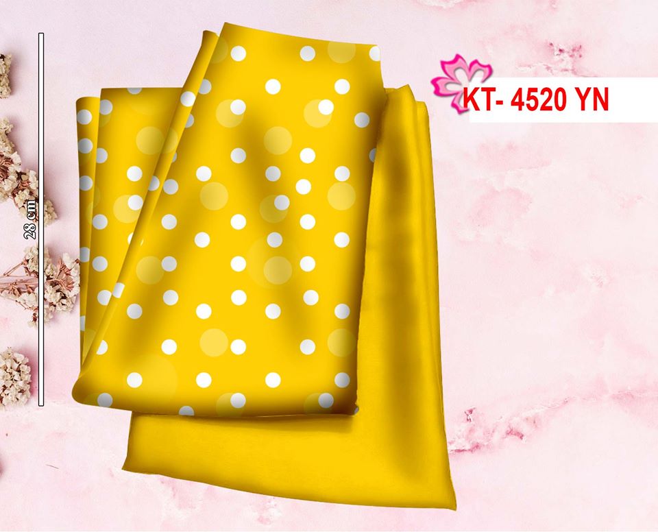 [HCM]Vải Áo Dài 3D Bộ Tằm Chấm Bi