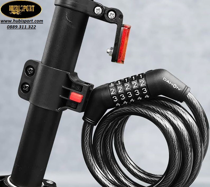 Khóa 5 số gắn cọc Yên Dahon DH1020