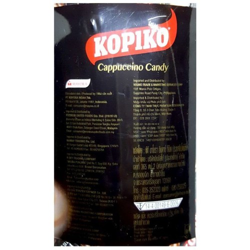 Kẹo hũ Kopiko Cappuccino 600g
