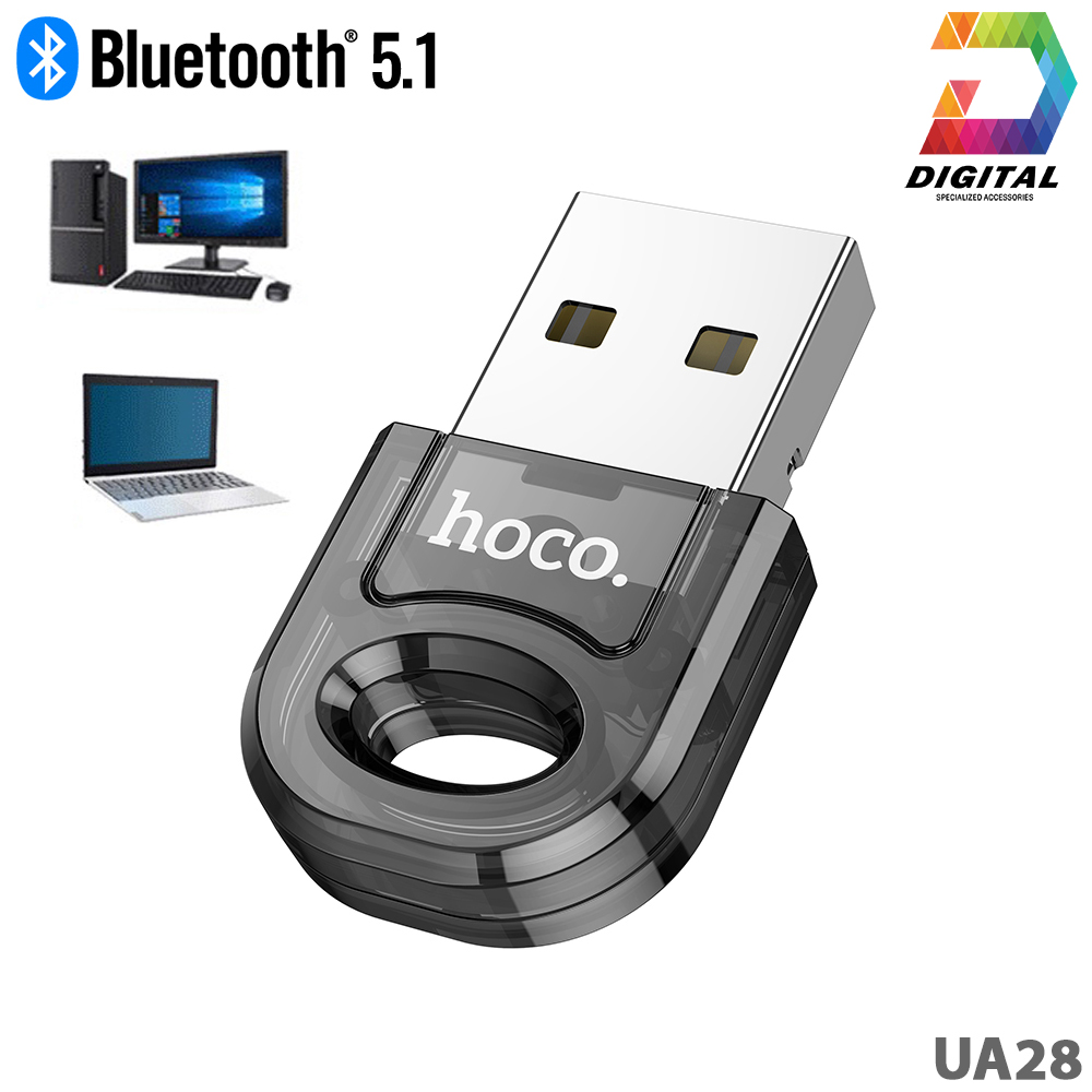 Usb Bluetooth 5.1 Hoco UA28 Cho Máy Tính, Laptop Chính Hãng