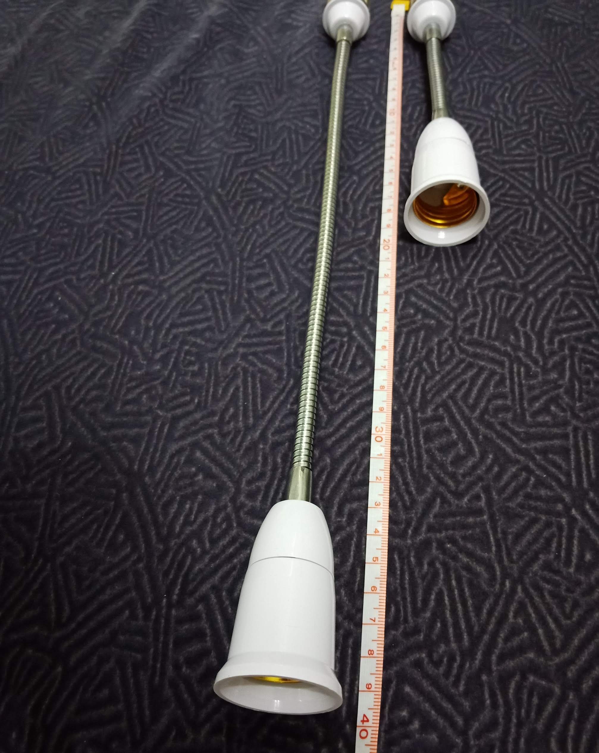 Đui đèn nối dài 20cm - nối E27 qua E27