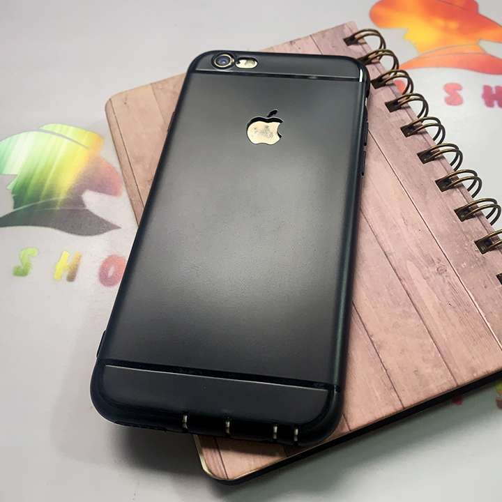 Ốp lưng Iphone 6 Plus / 6S Plus nhựa dẻo màu đen - Case iP6P