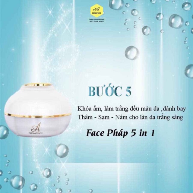 Kem Face Pháp Acosmetics dưỡng trắng da mặt 50g