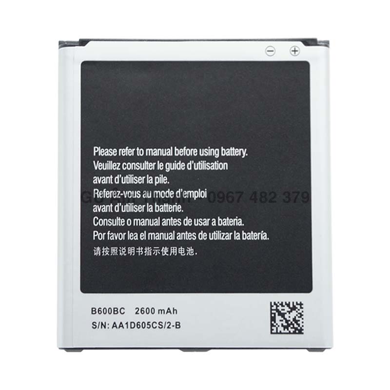 Pin cho samsung galaxy mega 5.8 i9152 dung lượng 2600mah zin máy