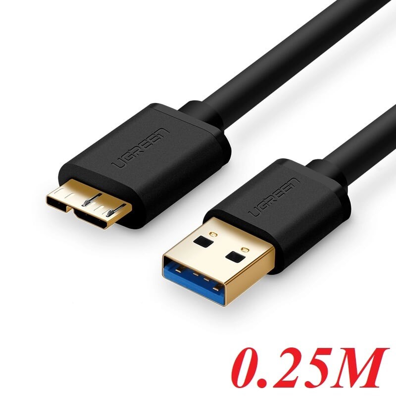 Dây Micro B 3.0 mạ vàng Ugreen chính hãng