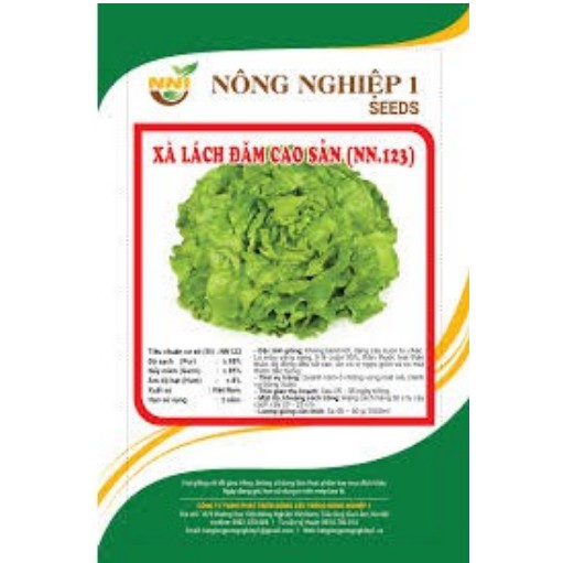 Hạt Giống Xà Lách Đăm Cao Sản