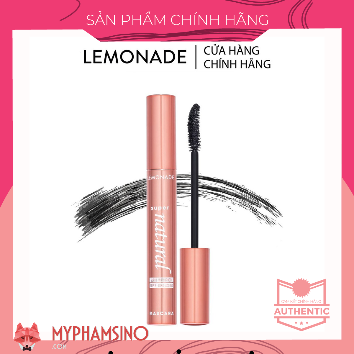 [CHÍNH HÃNG] Mascara Lemonade SuperNatural Black