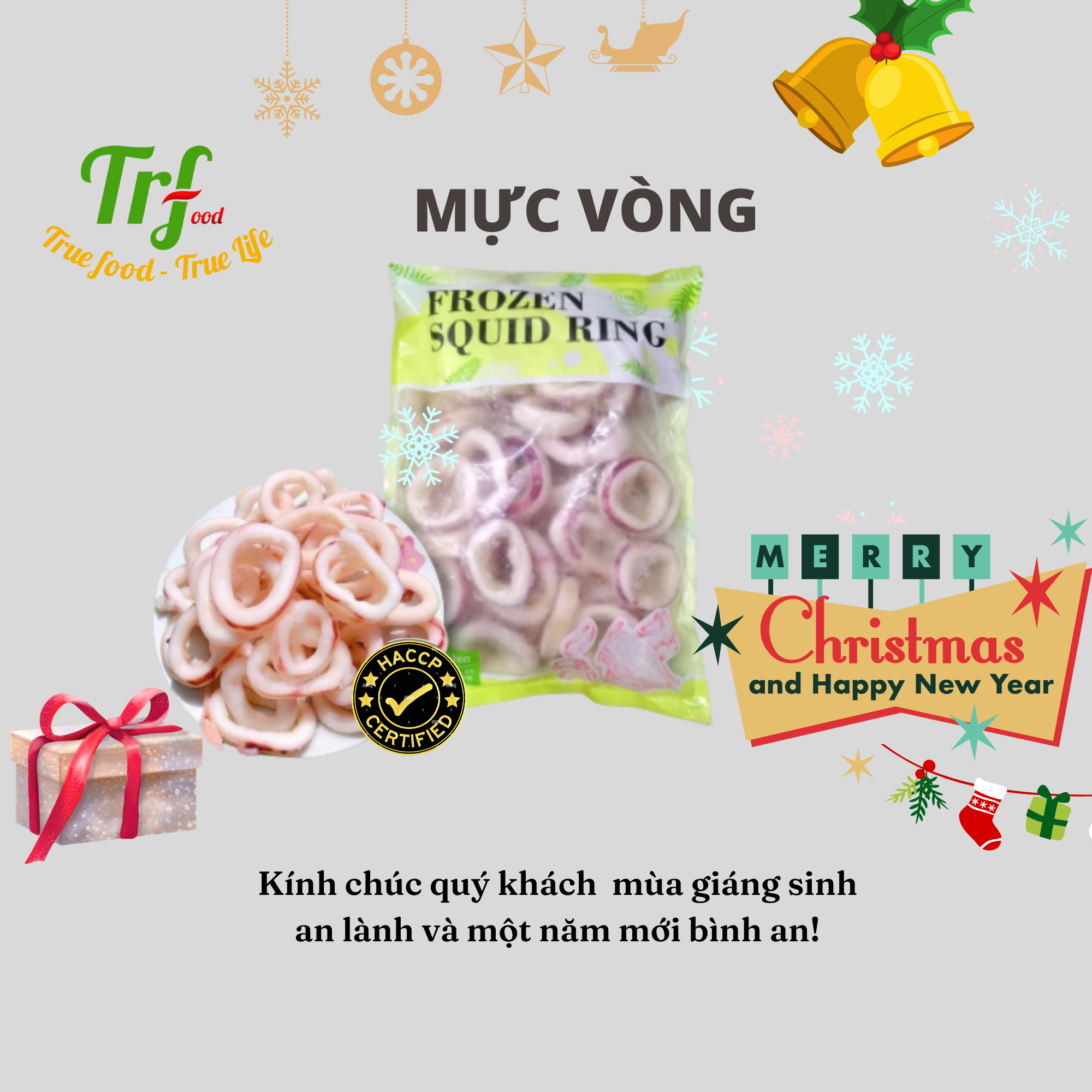 Mực vòng túi 1kg [HN giao hỏa tốc]