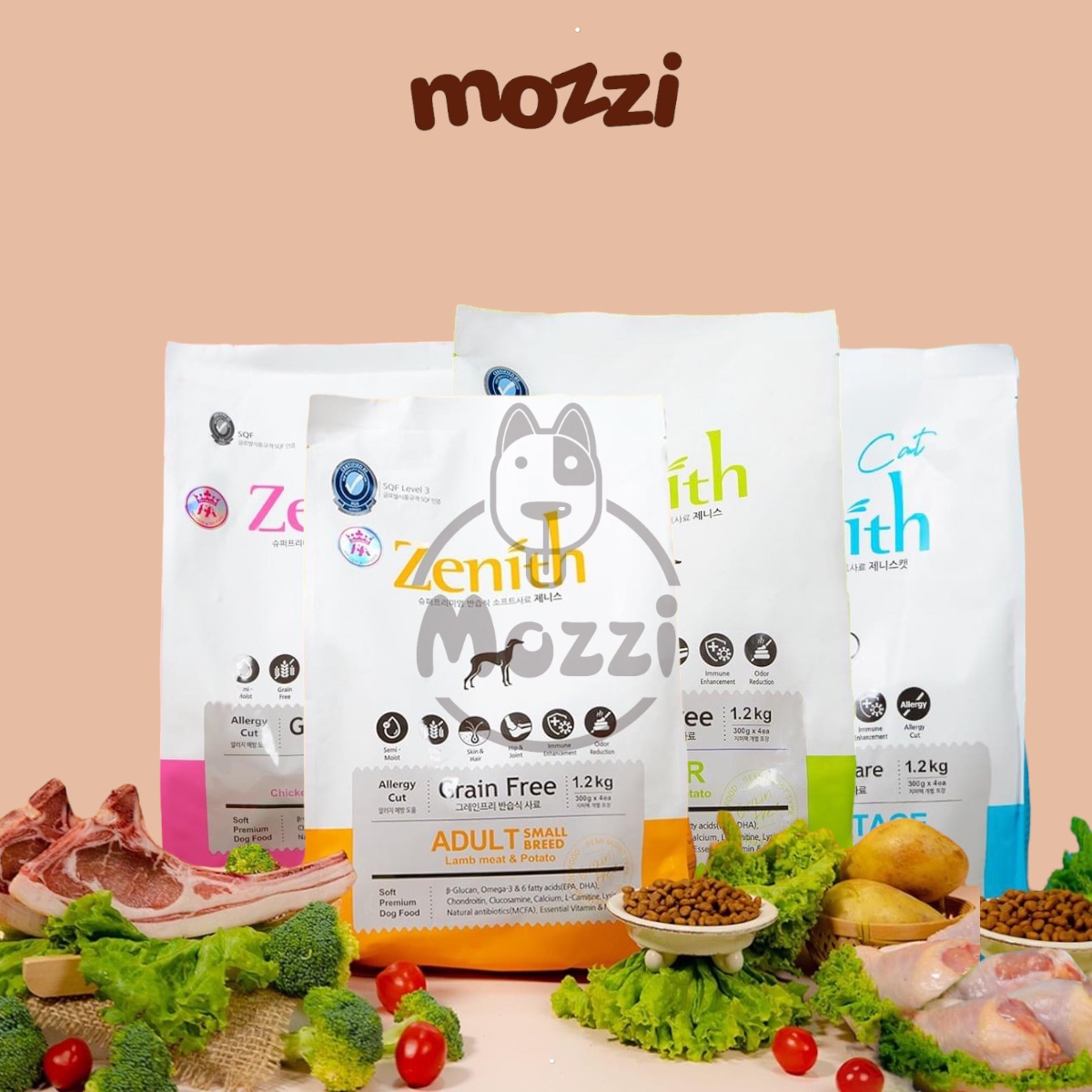 Thức ăn hạt mềm Zenith Original cho chó mèo [300g - 500g - 1.2kg - 3kg]