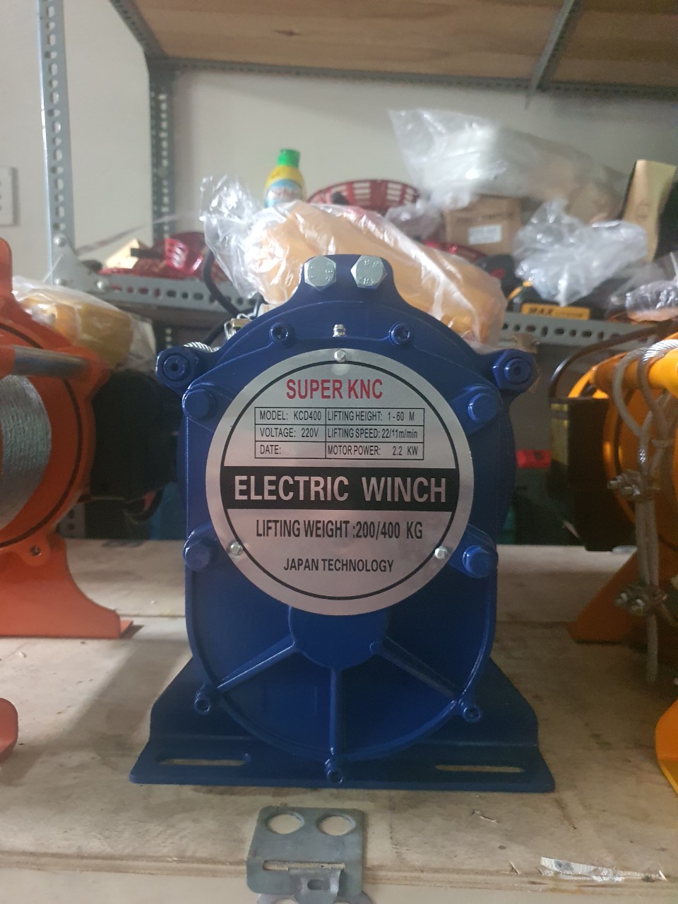 Tời mặt đất cao cấp 200/400