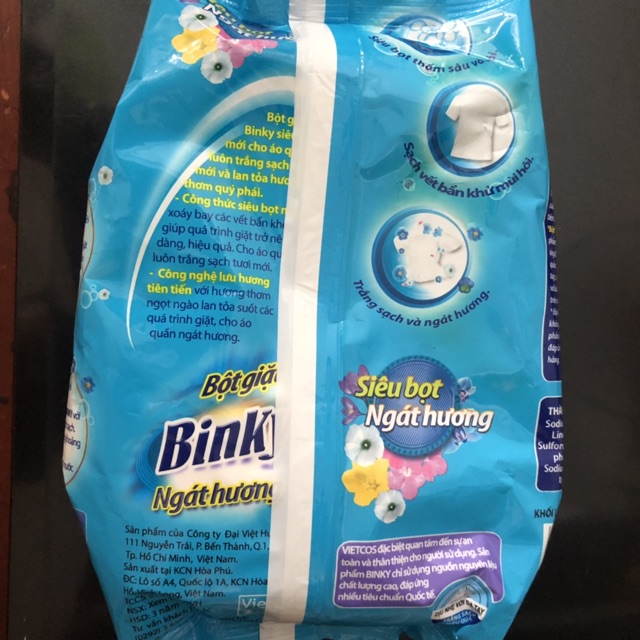 [HCM]Bột Giặt BinKy 560g