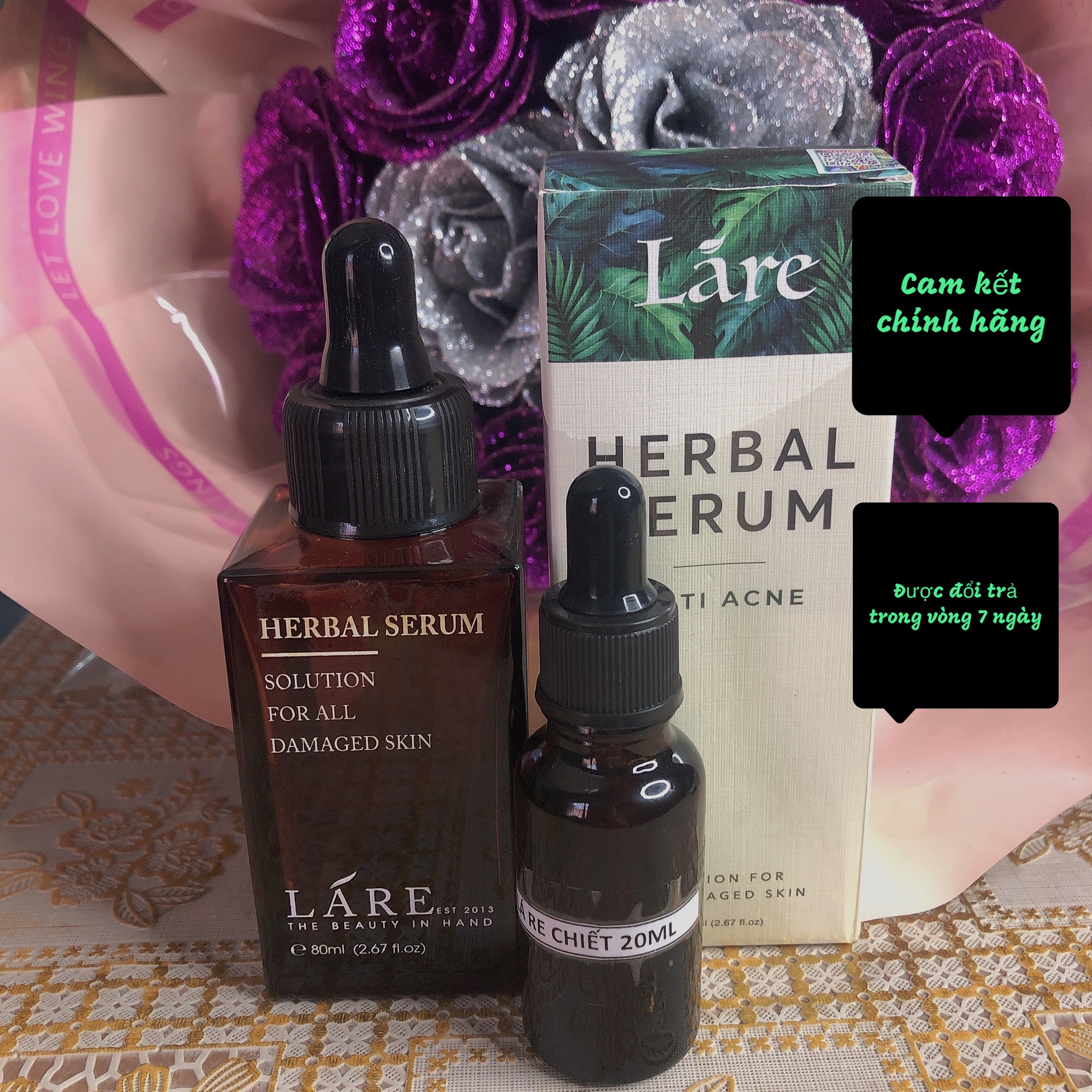 Serum thảo mộc thanh dược Lare chiết 30ml