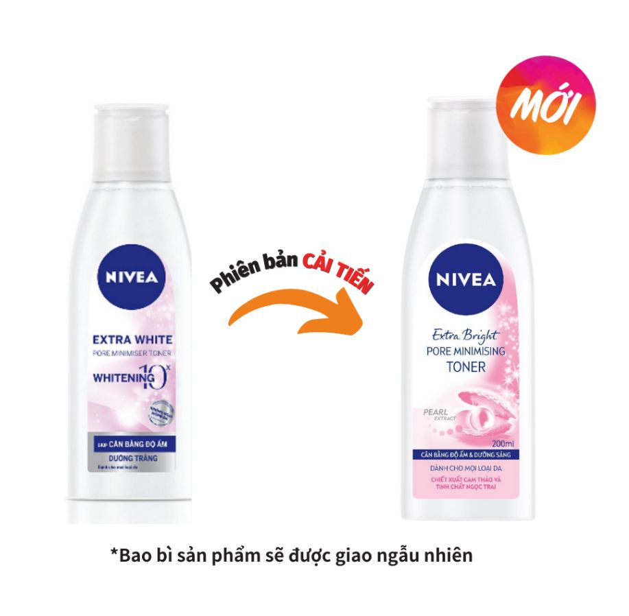 Nivea extra white pore Toner (200ml) close pores