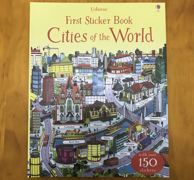 Usborne Sticker Book - Cities of the worlds