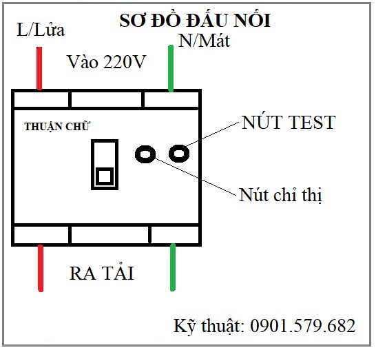 CB CHỐNG GIẬT NHẬT 30A LẮP 220V