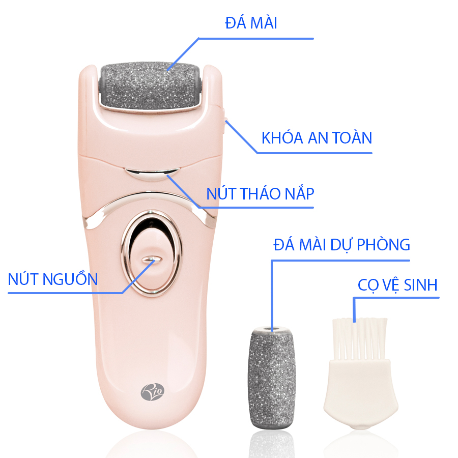 Máy chà gót chân,tẩy da chết gót chân RIO PEDI2