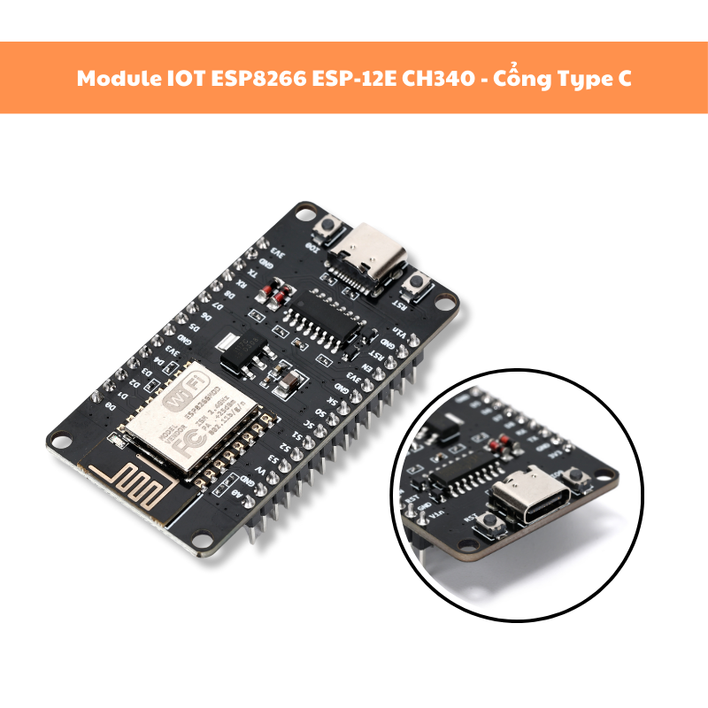 Module iot esp8266 esp-12e ch340