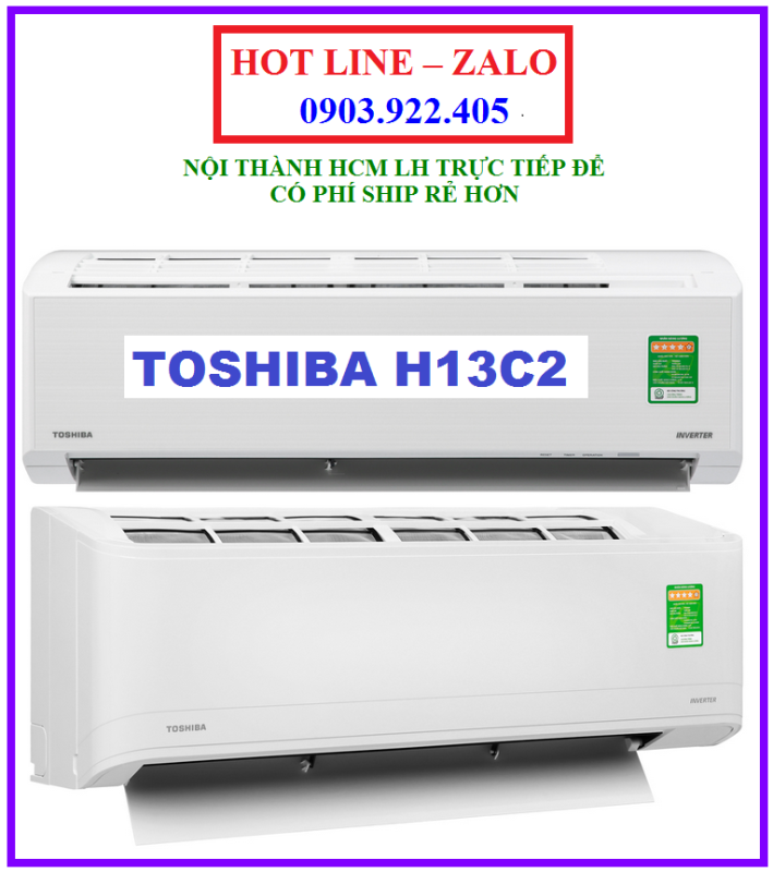 Máy lạnh Toshiba Inverter 1.5 HP RAS-H13C2KCVG-V MODEL 2020