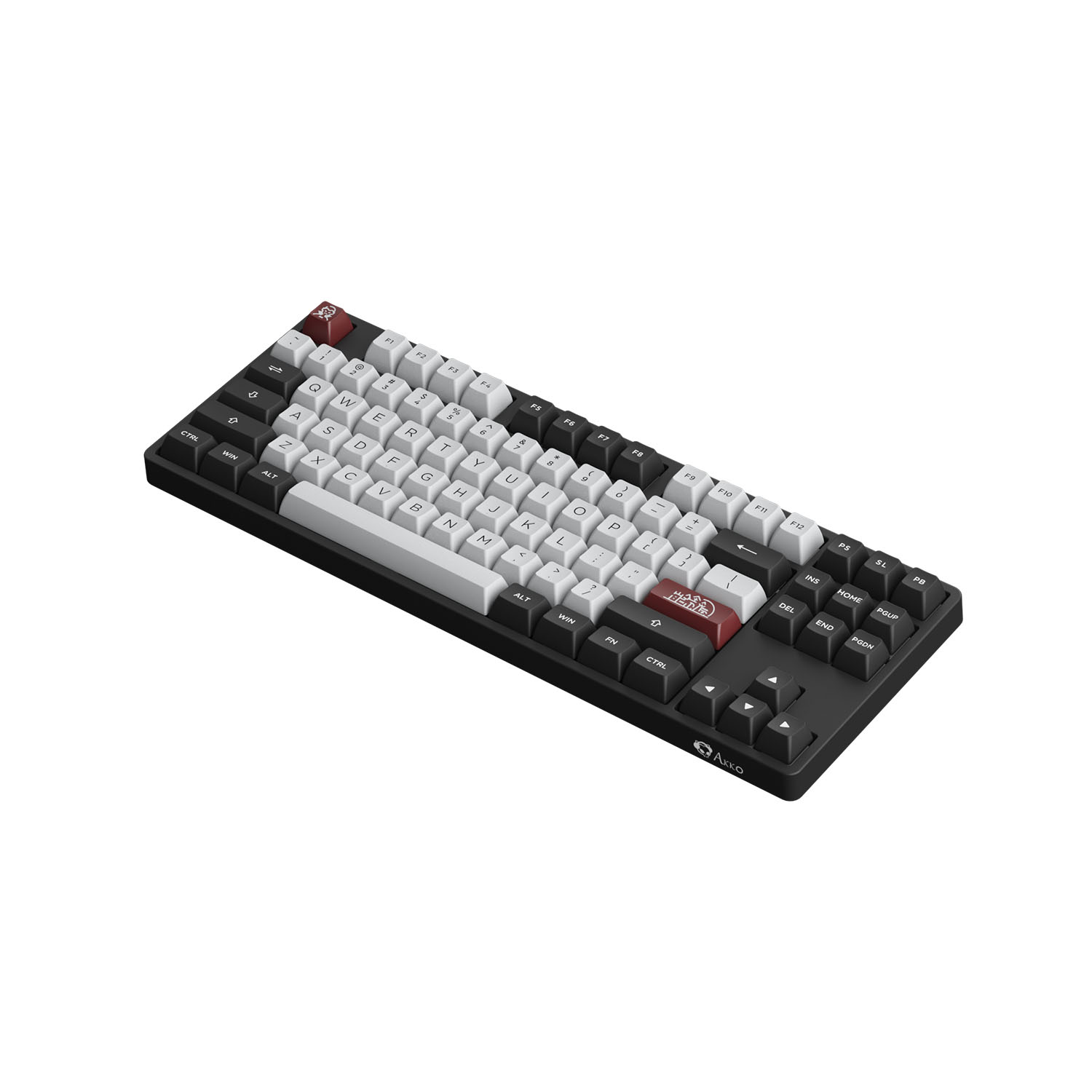 Bàn phím cơ Akko 5087B Multi-modes Dracula Castle (Bluetooth 5.0 / Wireless 2.4Ghz / Hotswap / Foam tiêu âm / TTC switch)