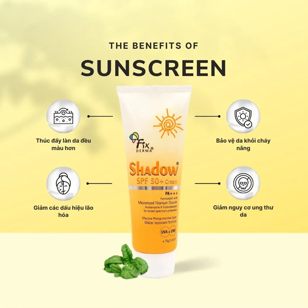 Kem Chống Nắng Fixderma Shadow Cream SPF 50+